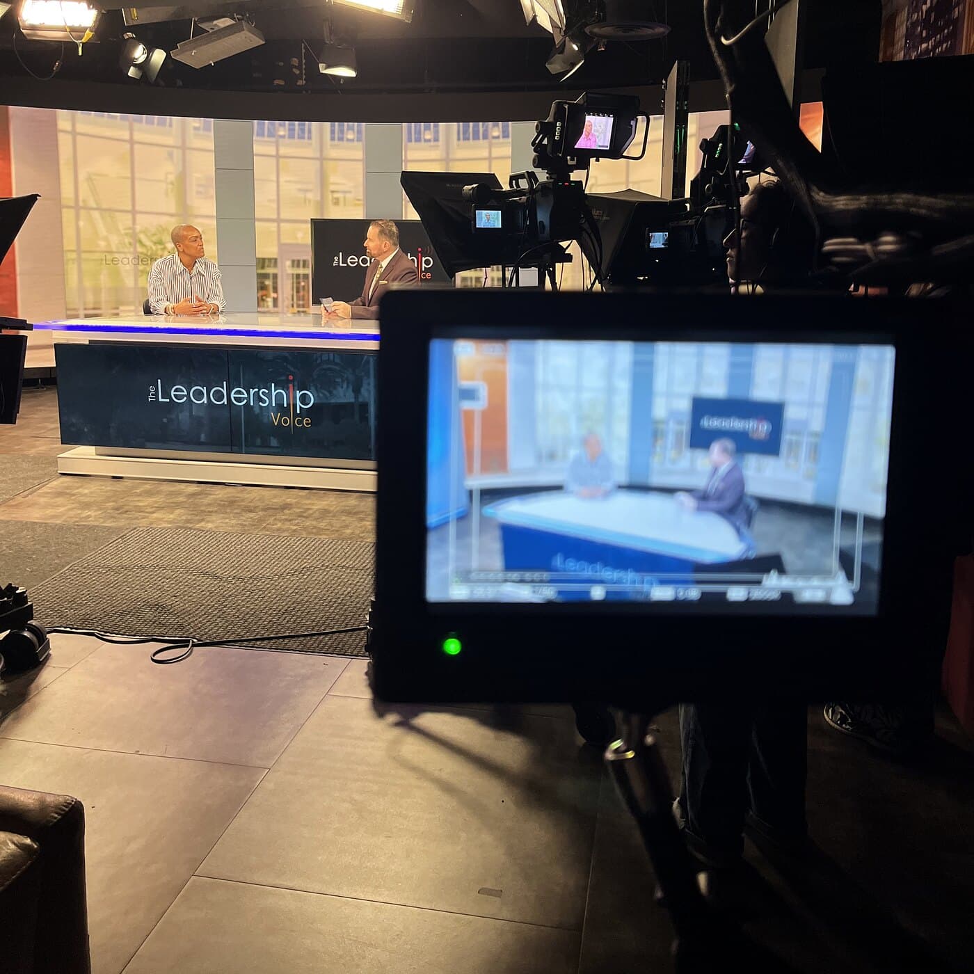 The Leadership Voice: Behind the camera